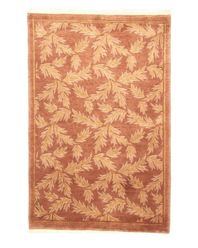 Roubini Tibetan Campo Hand Knotted Rug, Multi, 2′ x 3′