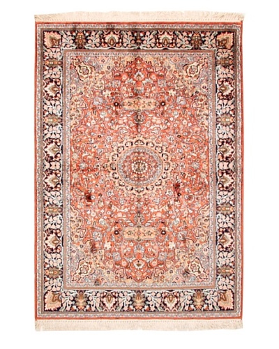 Roubini Srinagar Silk Fine Rug, Multi, 5′ 11″ x 4′ 2″