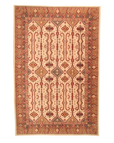 Roubini Tribes Hand Knotted Wool Rug, Multi, 6′ 7″ x 9′ 10″