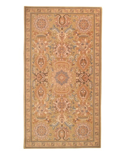 Roubini Modern Bouquet Hand Knotted Wool Rug, Multi, 5′ 4″ x 9′ 10″