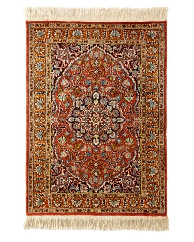 Roubini Srinagar Silk Fine Rug, Multi, 2′ x 3′