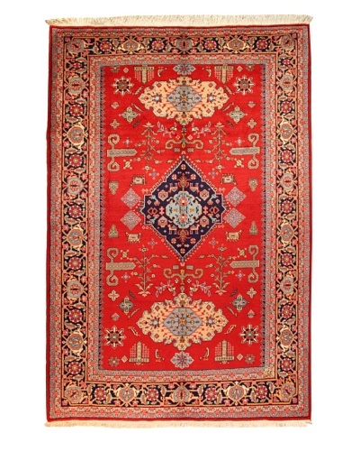 Roubini Tabriz Wool Rug, Red Multi, 10′ 3″ x 6′ 9″As You See