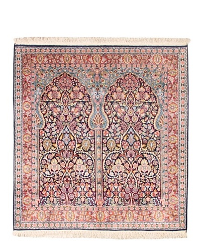 Roubini One of a Kind Srinigar Silk Fine Rug [Blue Multi]