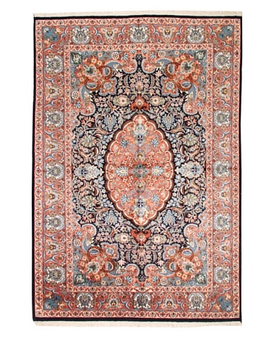 Roubini One of a Kind Srinigar Silk Fine Rug [Blue Multi]