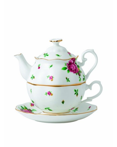 Royal Albert New Country Roses White Tea for One