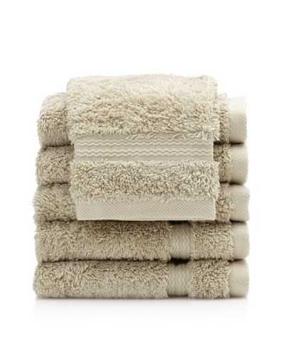 Royal Ascot by Chortex Set of 6 Wash Cloths, Sage