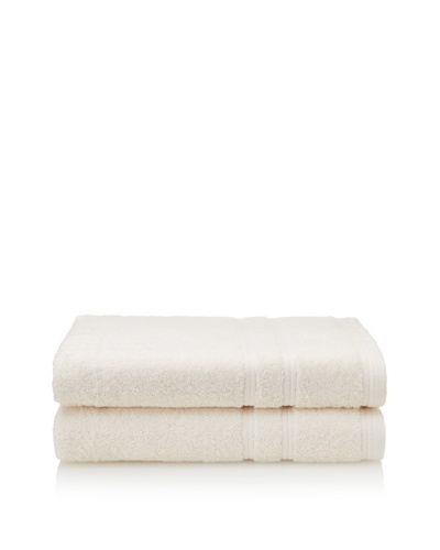 Royalty by Victoria House 2-Piece Bath Sheet Set, Cream