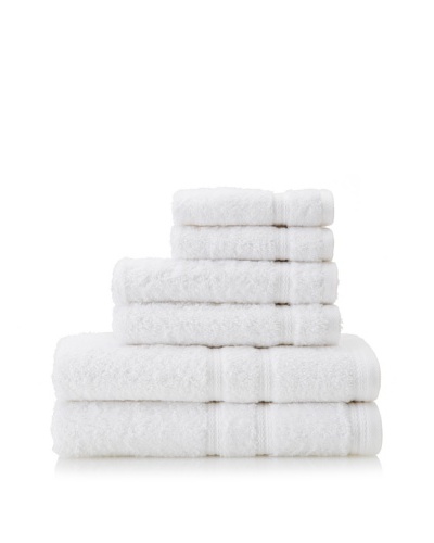 Royalty by Victoria House 6-Piece Bath Towel Set, WhiteAs You See