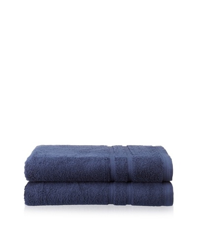 Royalty by Victoria House 2-Piece Bath Sheet Set, Navy