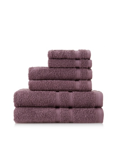 Royalty by Victoria House 6-Piece Bath Towel Set, Grape