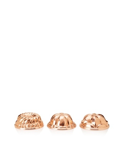 Ruffoni Stampi Collection Copper 3-Piece Round Mold SetAs You See