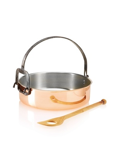 Ruffoni Protagonista Collection Copper 10.25 Risotto Dish with Curved Handle & Spoon