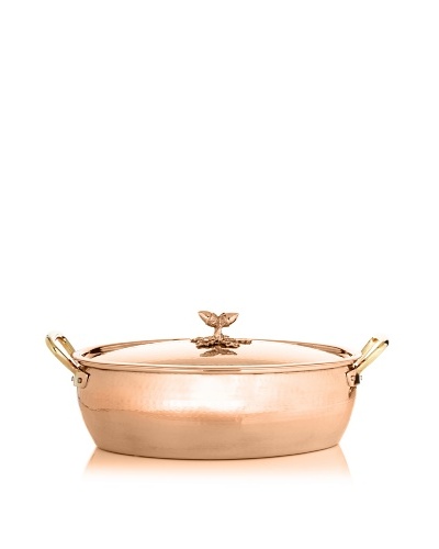 Ruffoni Historia Decor Copper Oval Casserole