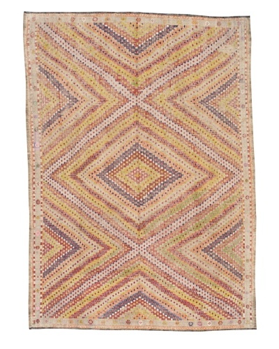 Rug Republic One Of A Kind Turkish Tribal Hand Woven Flat Weave Rug, Multi, 6′ 5″ x 9′ 9″As You See