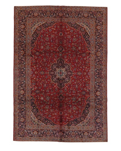 Rug Republic One Of A Kind Persian Kashan Rug, Red/Blue/Antique Ivory/Multi, 9' x 13' 2As You See