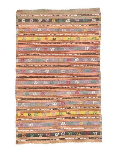Rug Republic One Of A Kind Turkish Tribal Hand Woven Flat Weave Rug, Multi, 5′ 9″ x 8′ 1As You See