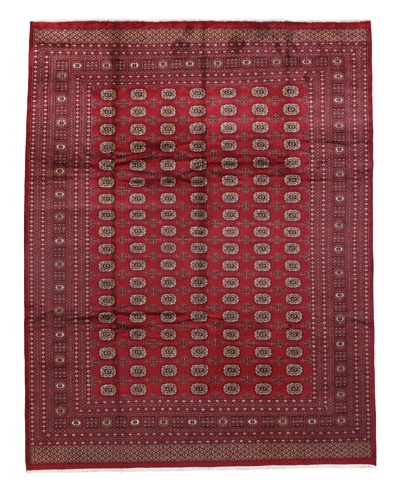 Rug Republic One Of A Kind Bokhara Hand Knotted Rug, Bokhara Red/Multi, 9' 2 x 11' 9As You See