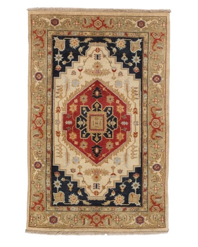 Rug Republic One Of A Kind Hand Knotted Traditional Rug, Multi, 3′ 9″ x 5′ 9″As You See