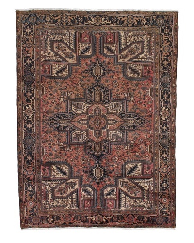 Rug Republic One Of A Kind Persian Heriz-Vintage Rug, Rust/Red/Brown/Ivory/Multi, 7' 8 x 10' 7As Y...