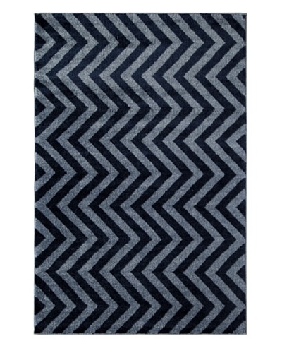 Rugs America Hudson Plush Rug [Blue Linen]