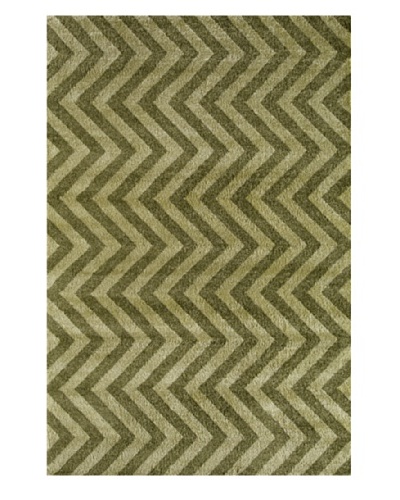 Rugs America Hudson Plush Rug [Green Linen]