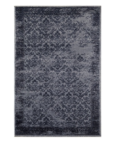 Rugs America Hudson Plush Rug [Blue Vintage]