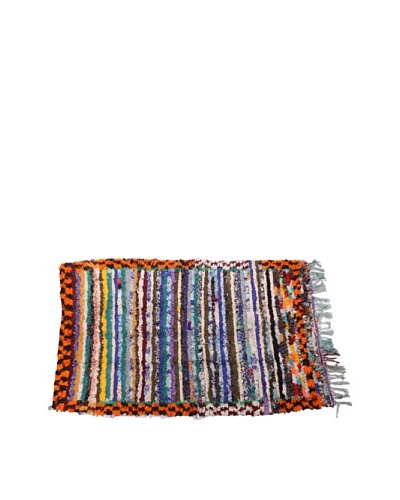 Moroccan Rag Rugs, Orange Multi