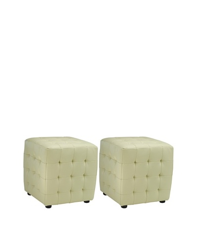 Safavieh Kristof Ottoman (Set Of 2), Off White