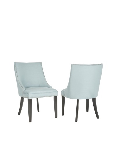 Safavieh Set of 2 Afton Side Chairs, Light Blue