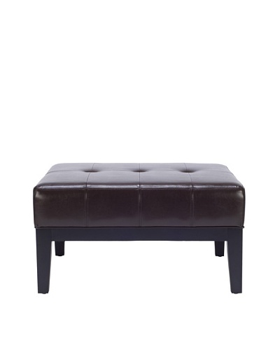 Safavieh Fulton Square Cocktail Ottoman Small, Brown