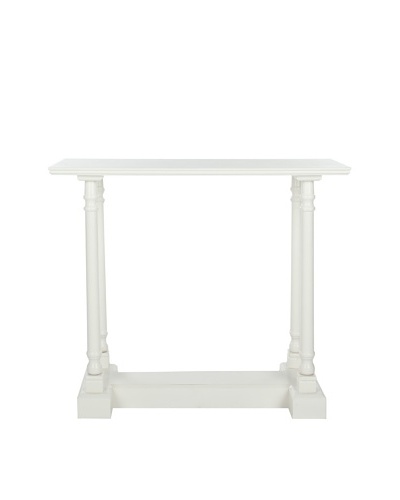 Safavieh Regan Console Table, Distressed Cream