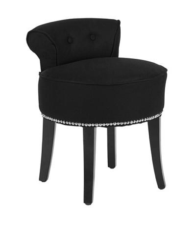 Safavieh Georgia Vanity Stool, Black