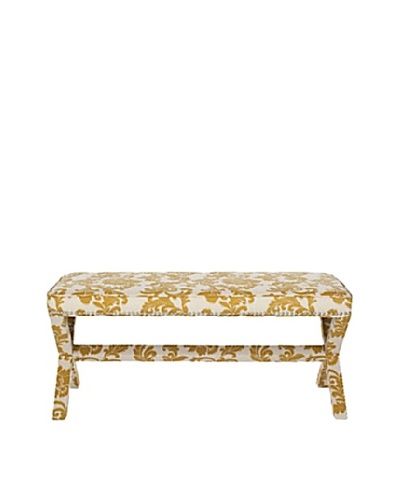 Safavieh Melanie Extended Bench, Maize/BeigeAs You See