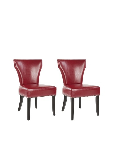 Safavieh Jappic Kd Side Chairs (Set Of 2), Red