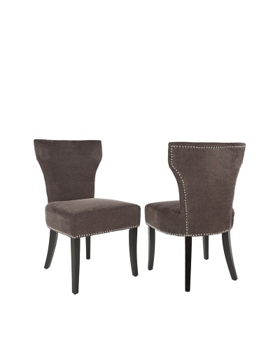 Safavieh Set of 2 Jappic Side Chairs, Bark