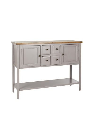 Safavieh Charlotte Sideboard, Grey/Weathered Oak Top