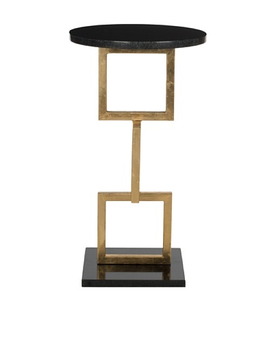 Safavieh Cassidy Accent Table, Gold/Black