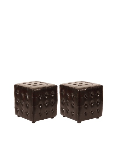 Safavieh Kristof Ottoman (Set Of 2), Brown