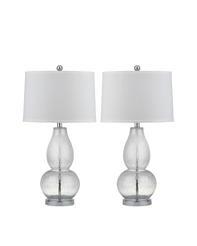 Safavieh Set of 2 Mercurio Double-Gourd Lamps