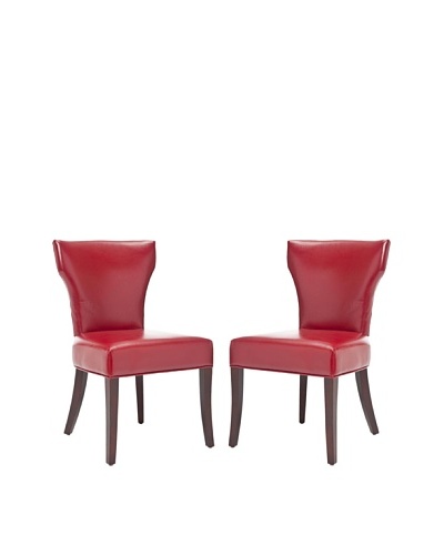 Safavieh Set of 2 Ryan Side Chairs, Red
