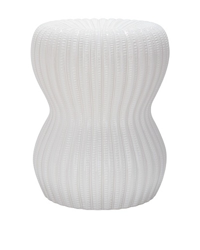 Safavieh Hour Glass Garden Stool, White