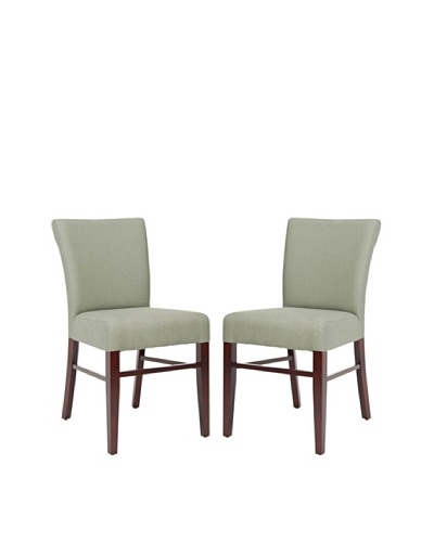 Safavieh Set of 2 Teagon Side Chairs, Sea Mist