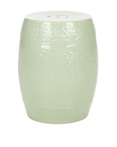 Safavieh Lotus Garden Stool, Light Green