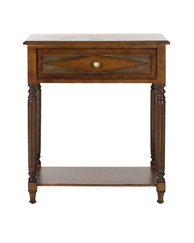 Safavieh Susan Side Table, Dark Brown