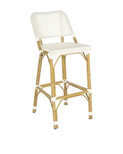 Safavieh Deltana Indoor/Outdoor Barstool, Beige