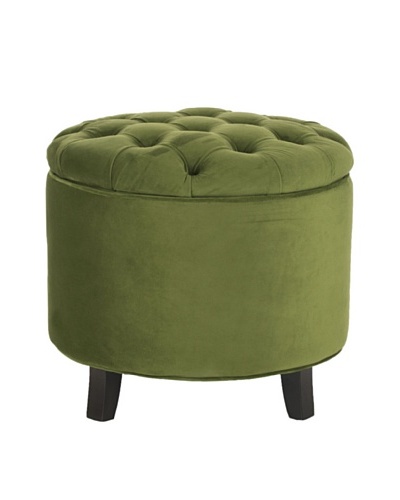 Safavieh Amelia Tufted Storage Ottoman, FernAs You See