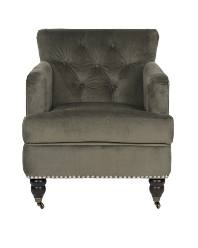 Safavieh Colin Tufted Club Chair, Graphite