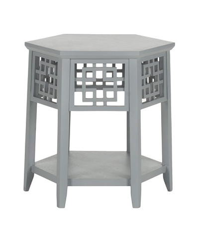 Safavieh Zelda End Table, Pearl Blue Grey