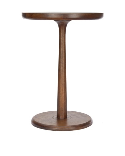 Safavieh Luke Round End Table, Brown