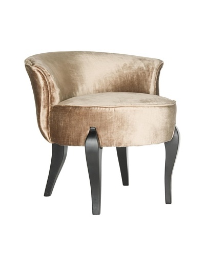 Safavieh Mora Vanity Chair, Mink Brown